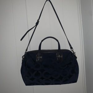 PRICE DROP!!! Navy blue coach purse